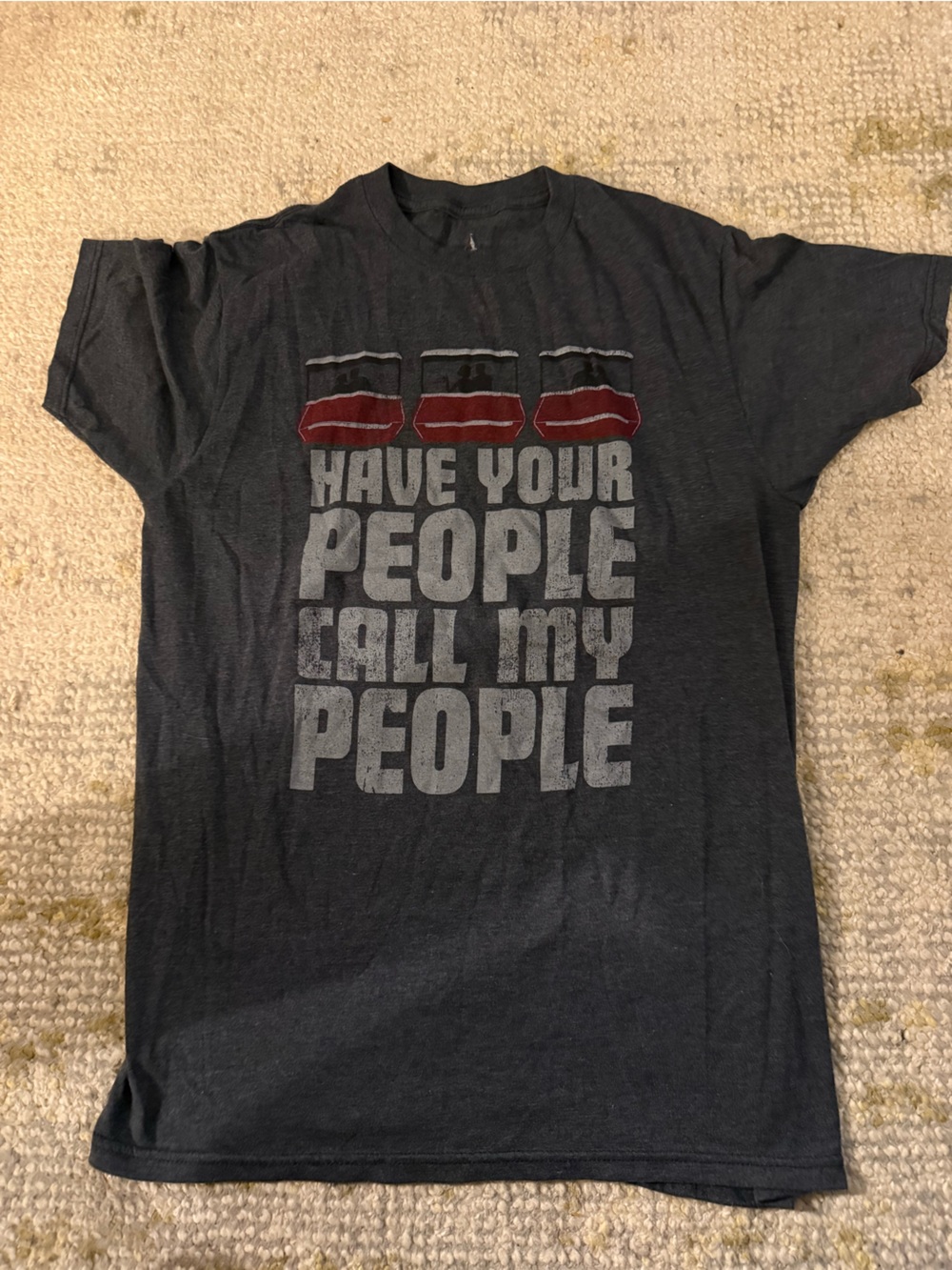 Disney Parks People Mover Charcoal Graphic Tee
